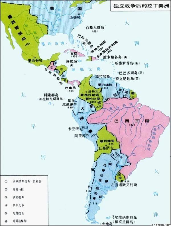 中南美洲为什么叫拉丁美洲（拉丁美洲位于哪里）