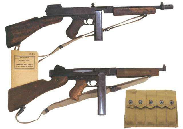 汤普森冲锋枪有几种型号（芝加哥打字机是什么枪）