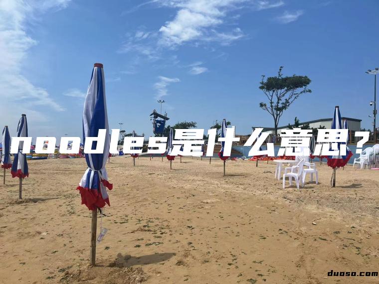 noodles是什么意思？