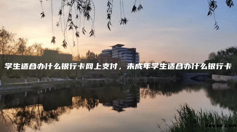 学生适合办什么银行卡网上支付，未成年学生适合办什么银行卡