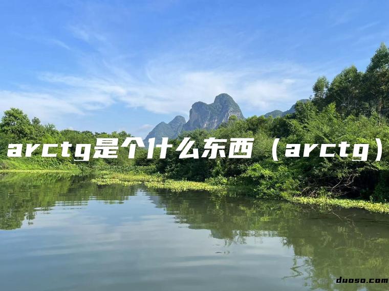 arctg是个什么东西（arctg）