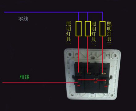 单控开关怎么接线